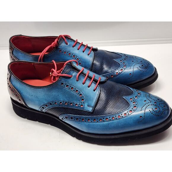 Escaro Royale Men\'s Size 9.5 - 10 Full Grain Leather Shoes Handcrafted In India main image 16